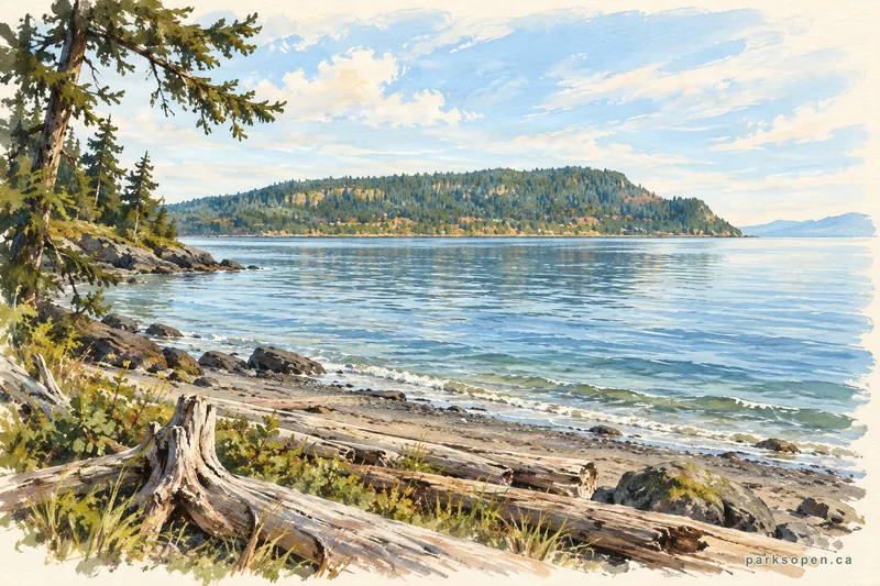 Painterly field-guide interpretation of Fillongley Provincial Park